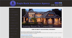 Desktop Screenshot of eaglerockinsurance.com