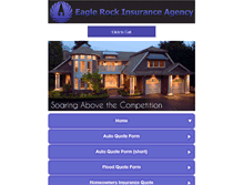 Tablet Screenshot of eaglerockinsurance.com